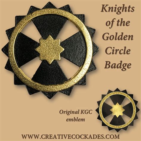 Knights of the Golden Circle Badge