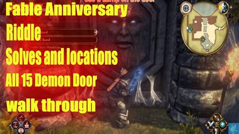 Fable Anniversary All 15 Demon Door Riddle Solves And Locations