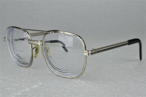 Trifocal Vintage Titmus To Z87 Chrome Aviator Safety Glasses