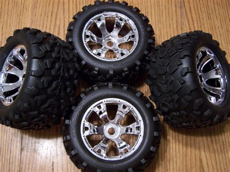 Fits 53097 3 Traxxas 33 Revo Maxx Tires And 17mm Geode Wheels 63 E Revo