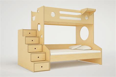 Buy A Marino Twin Over Full Bunk Bed Bunk With Stairs And Storage