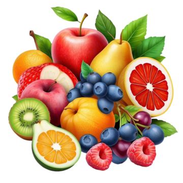 Bela Composi O De Frutas Mix Png Sobremesa Frutas Composi O Png