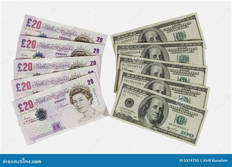 British Pounds And Dollars Editorial Image - Image: 5374750