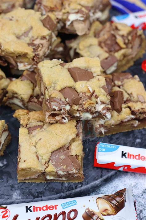 Kinder Bueno Cookie Bars Jane S Patisserie Tray Bake Recipes