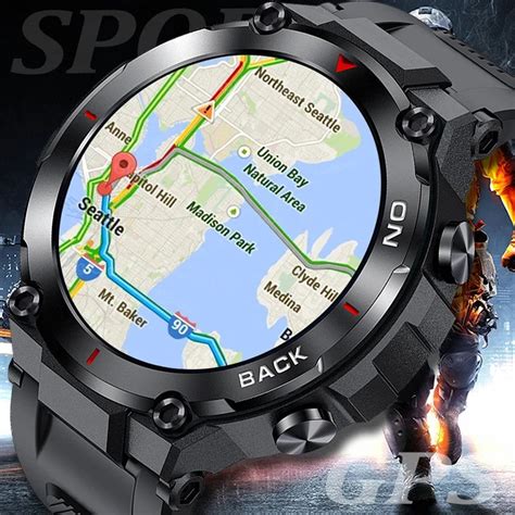 2023 Nieuwe Gps Smart Horloge Mannen Militaire 5ATM Waterdichte Lange