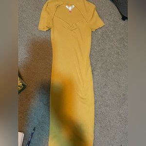 No Boundaries Dresses No Boundaries Yellow Body Con Dress Poshmark