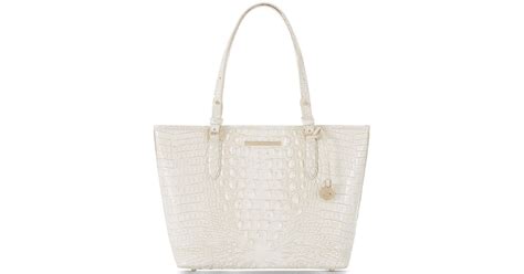 Brahmin Asher Leather Tote In Natural Lyst