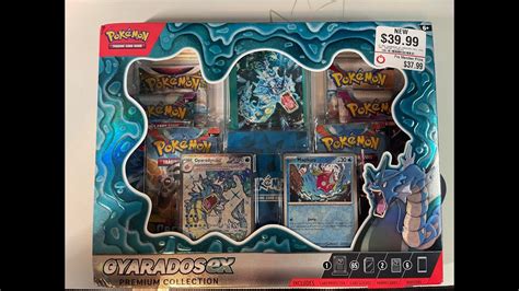 Opening Pokemon TCG Gyarados EX Premium Collection Box Gamestop