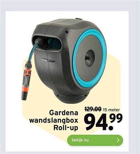 Gardena Wandslangbox Roll Up Aanbieding Bij Gamma