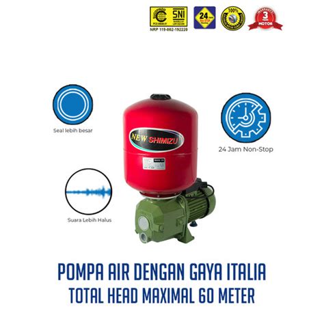 Jual Mesin Pompa Air Shimizu Pc Bit Jet Pump Tank Gojek Kota