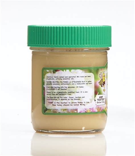 9 Oz Jar Of Raw Honey 12 Pack Wee Bee Honey