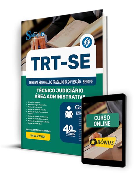 Apostila Trt Se T Cnico Judici Rio Rea Administrativa