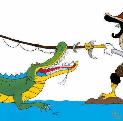 Captain Hook Vs. Crocodile | Artificial Design