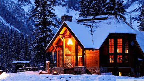 Winter House Wallpapers Top Free Winter House Backgrounds