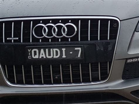 Qaudi 7 Audi Q7 Number Plates For Sale Vic Mrplates