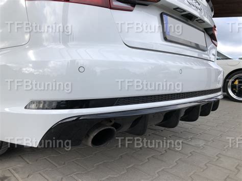 Spoiler Dyfuzor Dok Adka Zderzaka Ty Audi A B Tfb Tuning