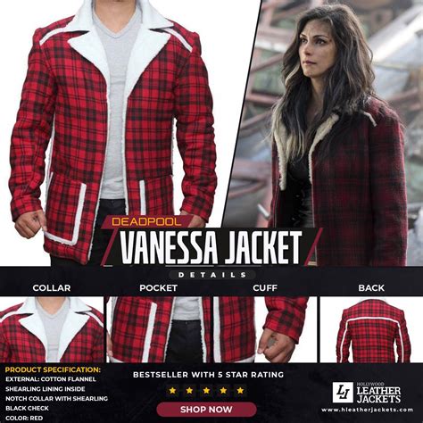 Wade Wilson Jacket Deadpool Vanessa Jacket On Hleatherjackets