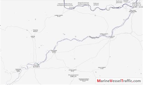 SONGHUA SUNGARI RIVER Ship Traffic Live Map | SHIP LOCATION