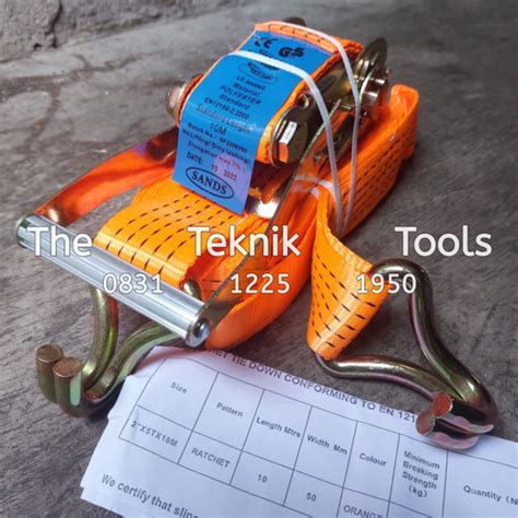 Jual Ratchet Tie Down Inch Mm X Meter Track Belt Lashing
