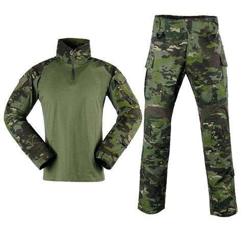 Ropa De Combate Para Hombres Traje T Ctico De Camuflaje Uniforme