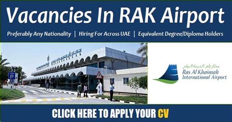 Job Rak Airport Careers Ras Al Khaimah International Airport