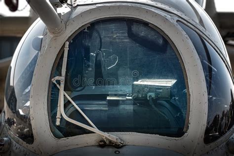 Front View Close-up of Military Helicopter Cockpit Stock Photo - Image of soldier, people: 227830510