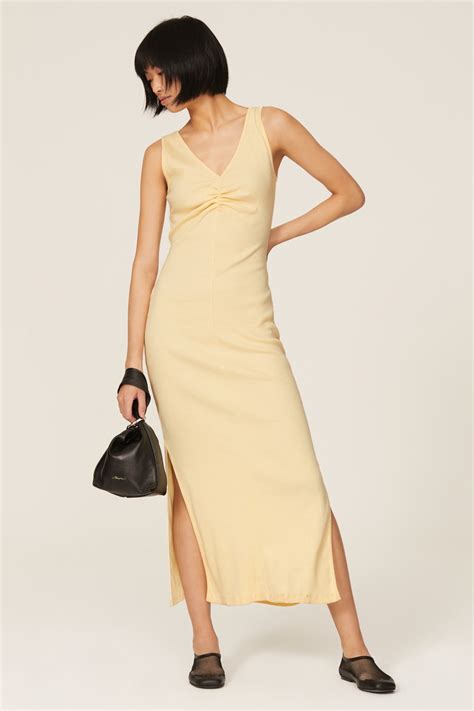 Yellow Sheath Dress By Mm6 Maison Margiela Rent The Runway