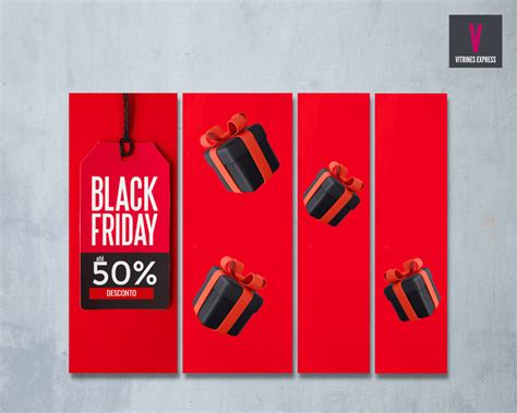 Banner De Vitrine Black Friday Qu Druplo Vitrines Express