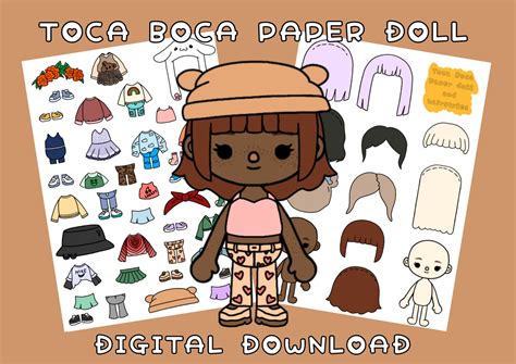 Toca Boca Paper Doll Printable