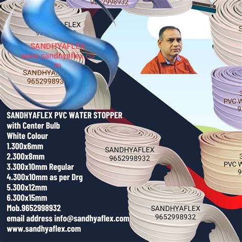 Pvc Water Stopper With Central Bulb At Rs Meter Polyvinyl