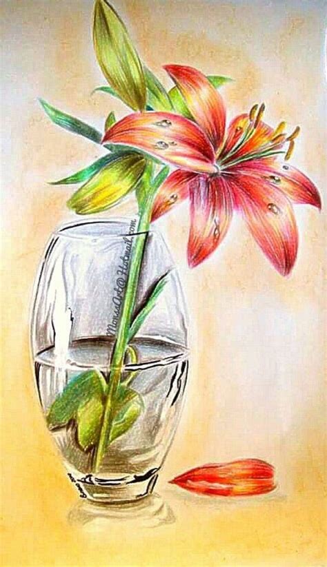 Pin on Arts to try | Flower art painting, Flower art drawing, Flower ...