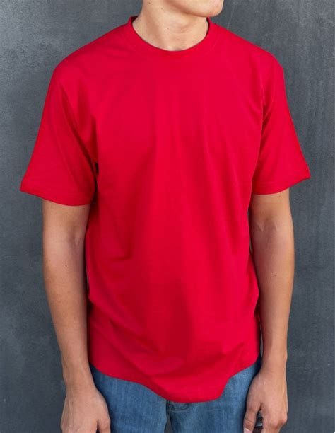 Baggy T Shirt Organic Cotton Danish Red