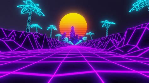 Synth City Screensaver Hours Full Hd Wallpaper Youtube Music