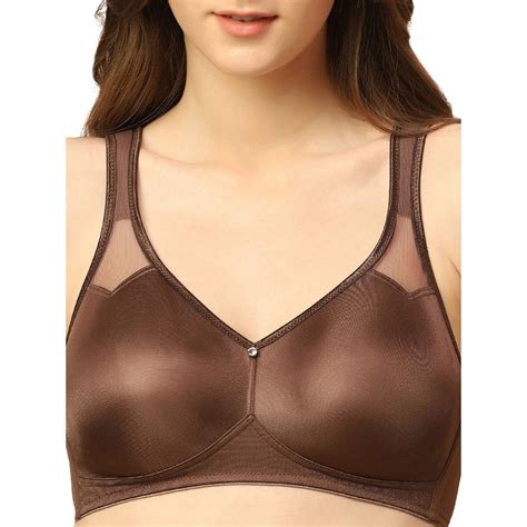 Buy Triumph Minimizer 121 Non Padded Non Wired Full Coverage Bra Brown Online