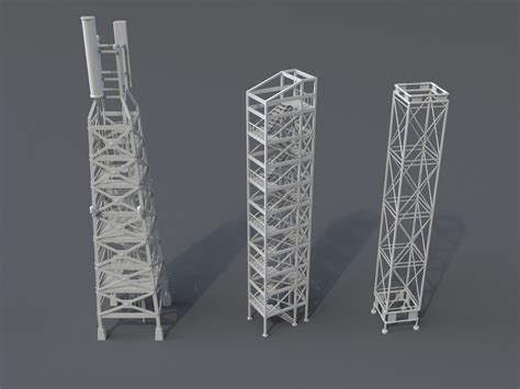 Artstation Electric Towers 20 Pieces Resources