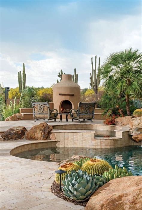 Scottsdale | Desert backyard, Desert landscaping backyard, Arizona ...