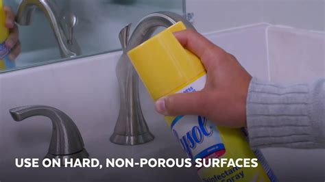 Lysol Disinfectant Spray How To Video Ad Commercial on TV