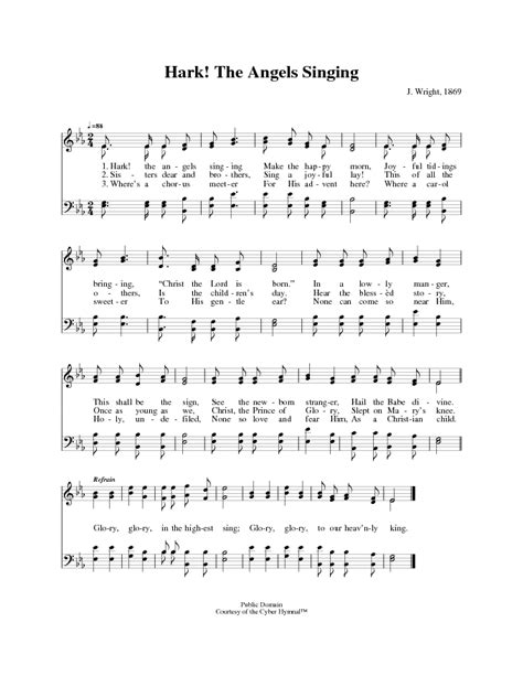 The Cyber Hymnal 2151 Hark The Angels Singing