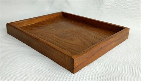 Japanese Style Wooden Tray Teak Tray Serving Tray Fruit Tray Pastry Tray Storage Tray