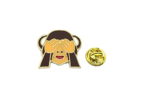 See No Evil Monkey Emoji Pin | FINOX