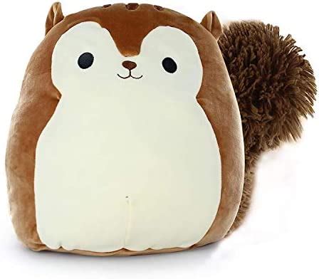 Squishmallow Kellytoy 16 Sawyer The Squirrel Super Soft Plush Toy