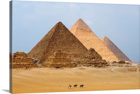 The Pyramids of Giza, Giza, near Cairo, Egypt, North Africa, Africa ...