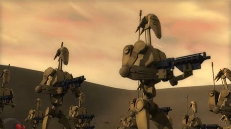 The Clone Wars Battle Droids Test Animation Fan Made Youtube