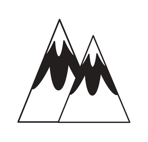 Mountain Silhouette Transparent at GetDrawings | Free download