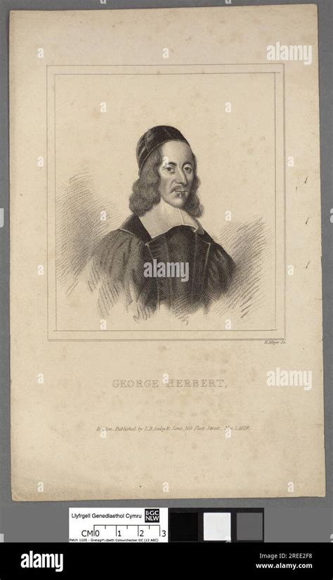 George Herbert 1829 By Henry Hoppner Meyer Stock Photo Alamy