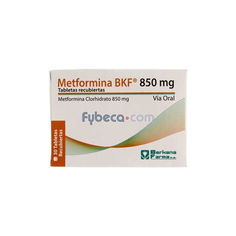 Metformina Bkf 850 Mgtabs C 30 Suelta Fybeca