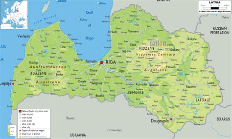 Maps Of Latvia Detailed Map Of Latvia In English Tourist Map Of