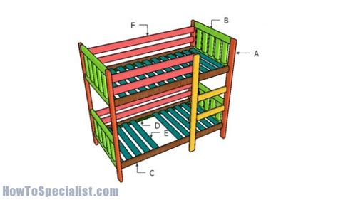 Building A Bunk Bed Howtospecialist How To Build Step By Step Diy Plans