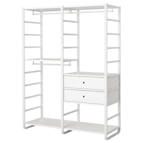 Elvarli Combinación Armario Blanco 165x55x216 Cm Ikea