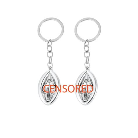 Vagina Vulva Keychain Keyring Funny Adult Gift Womens Yoni Novelty